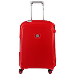 Delsey Belfort Plus 4 Wheel 55cm Cabin Suitcase Red
